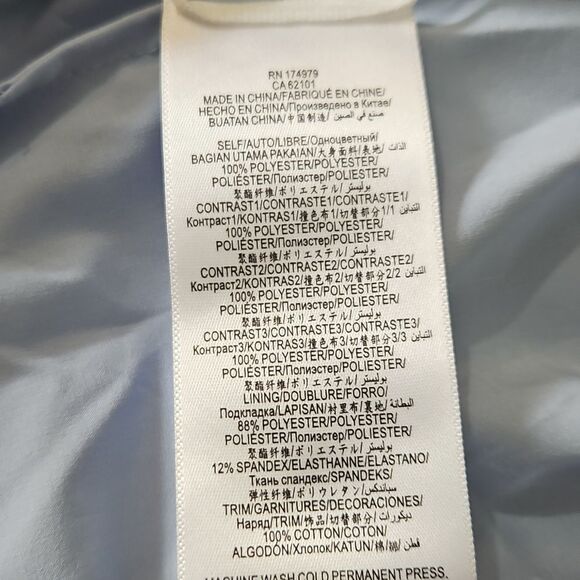 NWOT BCBGMaxAzria Blue Lace Maxi Dress Size 4 - Picture 12 of 14